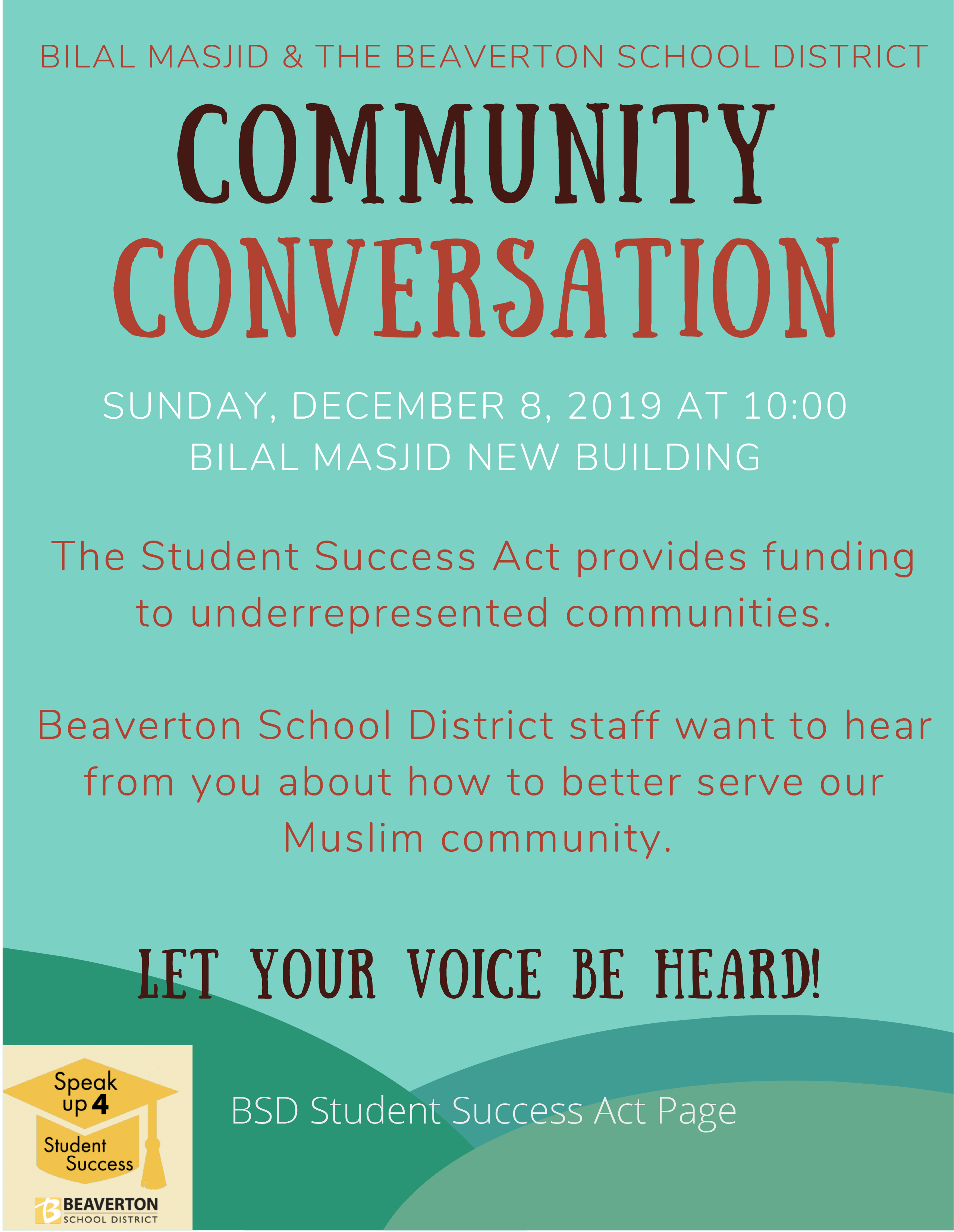 COMMUNITY CONVERSATION with BEAVERTON SCHOOL DISTRICT