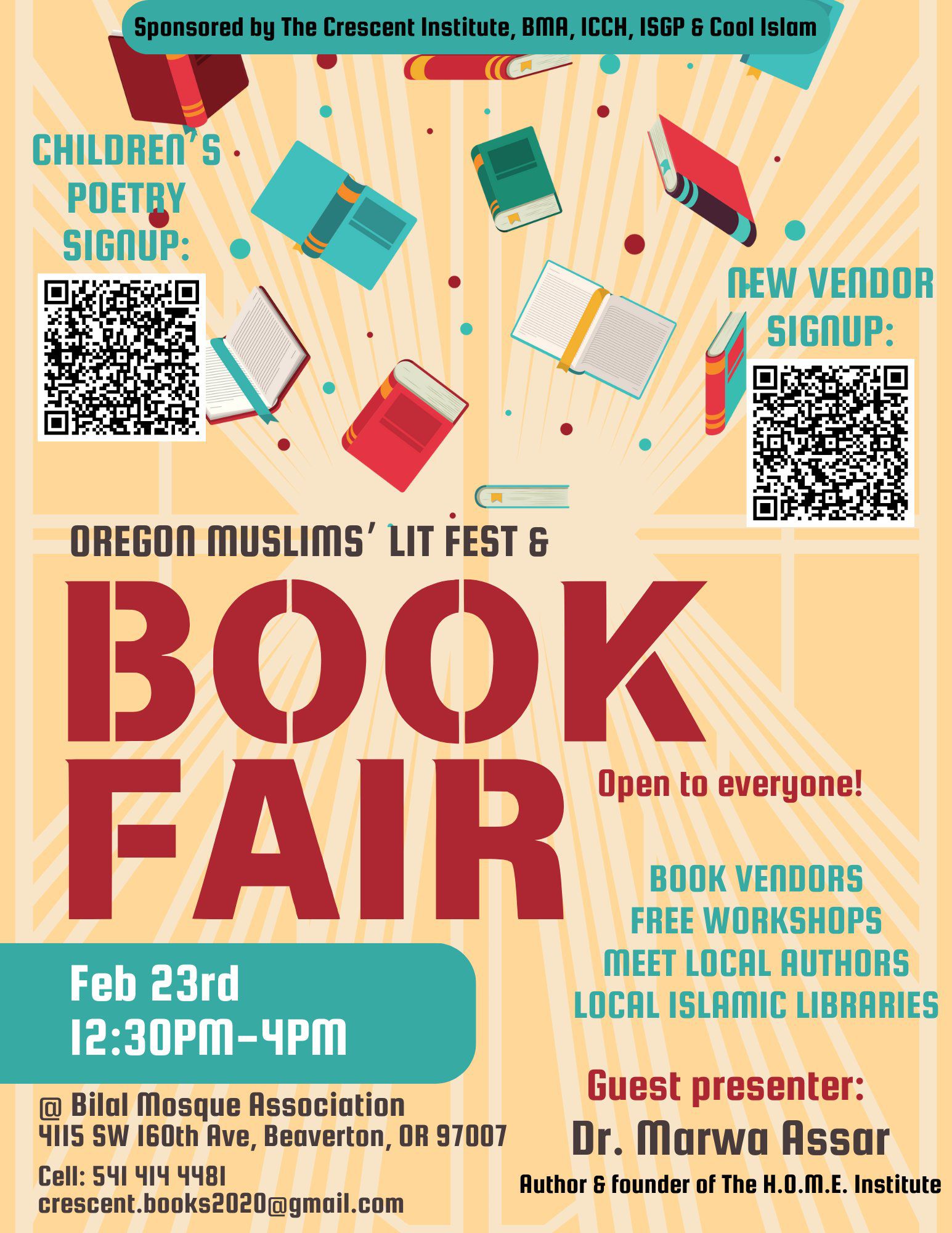 Oregon Muslim’s Lit Festival & Book Fair